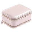 thumbnail image 1 of Organizador de caja de joyería de viaje - Caja de joyería de viaje, Organizador de viaje de joyería - Caja de joyería pequeña para mujeres, Caja de viaje de joyería, 1 of 5