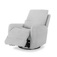 thumbnail image 2 of Jennifer Taylor Home Dublin 30" Swivel Power Recliner Arm Chair Heathered Light Gray Polyester, 2 of 11