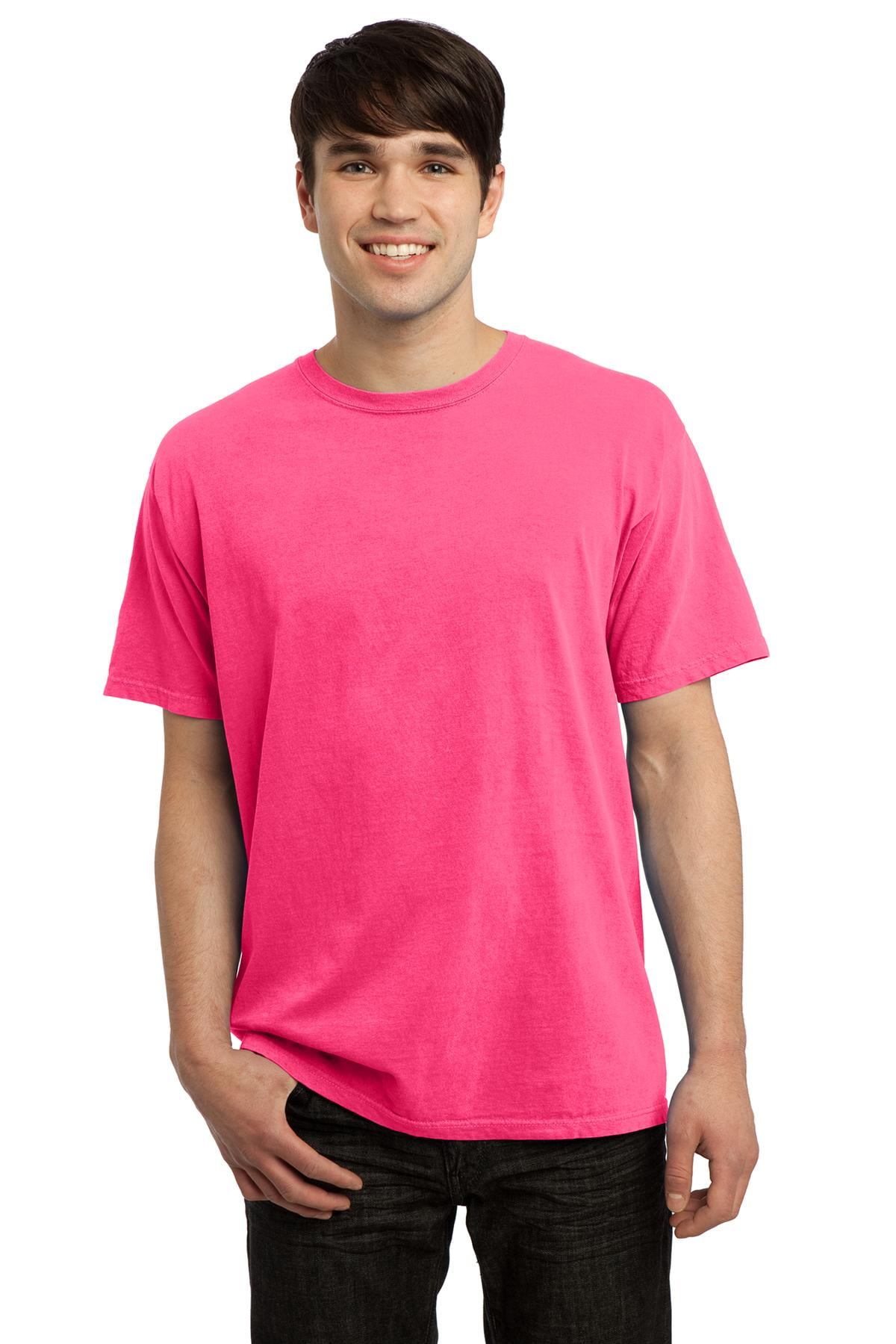 Company Pigment-Dyed Tee. Neon Pink 