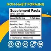 MidNite Back To Sleep 1.5 mg Low Dose Melatonin Sleep Aid, 30 Tablets