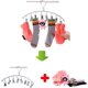 thumbnail image 4 of Colgador de secado de acero inoxidable de 2 piezas, estante de secado colgante con 8 clips para ropa interior, calcetines, quitar rápidamente la ropa de la percha, verde, 11 Feliz Sencillez, 4 of 5