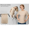 thumbnail image 5 of oneOone Viscose Jersey Light Beige Fabric Dot Craft Projects Decor Fabric Printed By The Yard 60 Inch Wide, 5 of 5