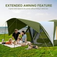thumbnail image 6 of MOPHOTO SUV Tents for Camping 6-8 People, 10x10ft SUV Tent Attachment for Camping with Screen Room & Awning, Pop Up Tailgate Tent, 210D Oxford PU 3000mm Waterproof 4 Season Car Tents, 6 of 9