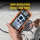 thumbnail image 3 of Boroscopio de fontanería Klein Tools ET18 con cable LCD LCD de 4,5 mm y 1,5 m, 4,3 pulgadas, 3 of 9
