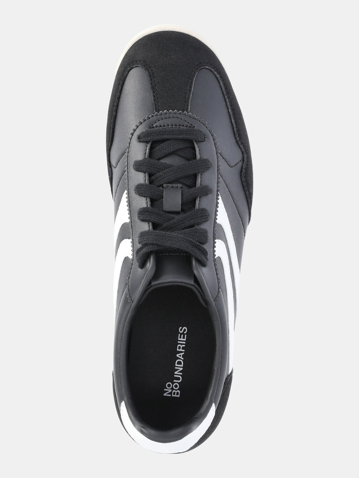 No Boundaries Women's Retro Lace-Up Sneakers
