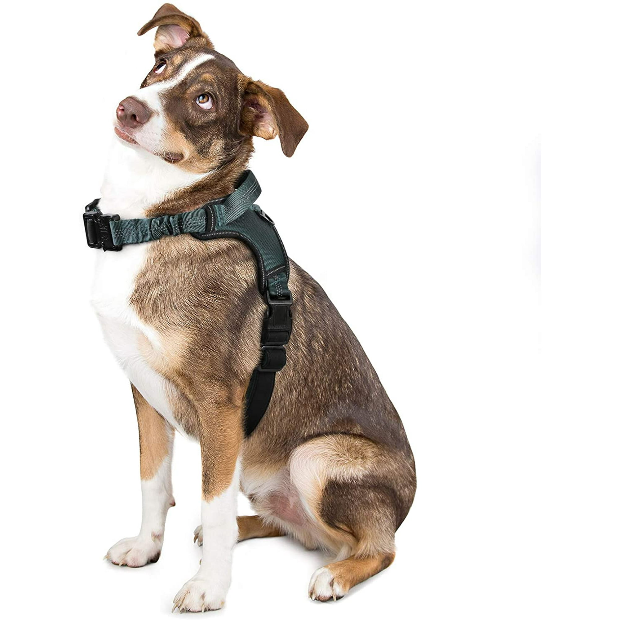 SAYDY Dog Harness Adjustable Dog Walking Harness with Handle and Shock Absorbing Bungee Straps Reflective Dog Vest Harness No Choke Halter Harness with Padded Strap for Large Dogs Walmart