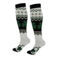 thumbnail image 5 of QASIEATN Women's Festival Clothing Essentials St. Patrick's Day Women's Themed Comfortable 3D Cute Printed Mid Calf Sports Socks Fashion Accessories for Women, 5 of 5