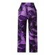 thumbnail image 3 of Gibobby Pantalones deportivos Pantalones estampados para mujer Pantalones elásticos casuales para mujer Cintura suelta Pantalones largos de yoga Pantalones(Morado， XL), 3 of 5