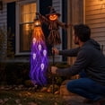 thumbnail image 4 of Halloween Soul Harvester Animated Garden Light，Pumpkin Scarecrow Solar Powered Lawn Stake with Glowing LED Soul Effect for Yard，Lawn，Patio & Outdoor Halloween Decor, 4 of 6