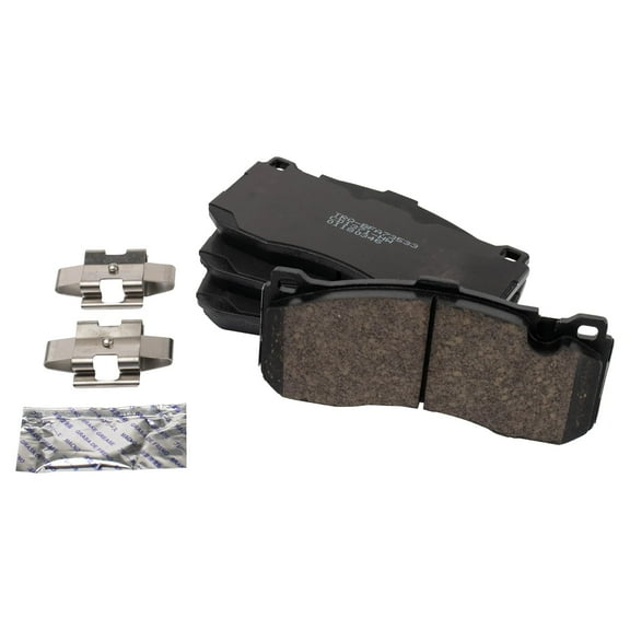 TRQ Font Premium Posi Ceramic Disc Brake Pad Set for BMW 135i 135is New BFA73533