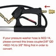 thumbnail image 5 of Ktaxon 24 FT Pressure Washer Extension Wand, Extension Pole for Pressure Washer with Gutter Extension and 5 Spray Nozzle Tips, 4000 PSI, 5 of 9