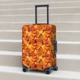 thumbnail image 6 of Hirioo Autumn Maple Leaf Pile for Elasticity Suitcase Cover (No luggage Included) Durable Luggage Protector Fits 18-32 Inch Luggage-X-Large, 6 of 7