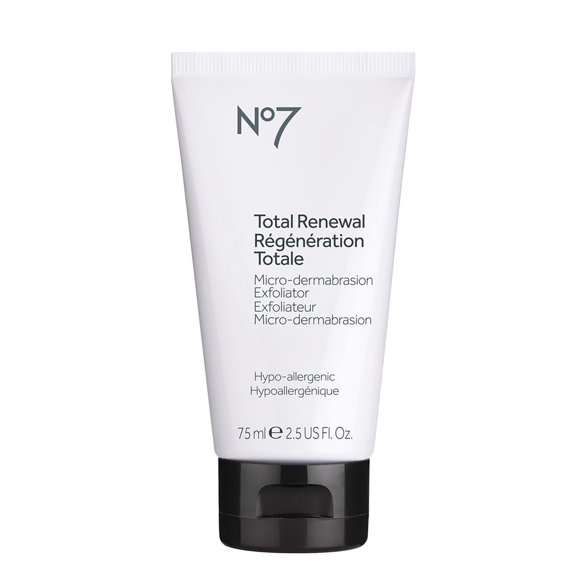 NO7 Total Renewal Regeneration Micro-Dermabrasion Exfoliator, 2.5 fl oz