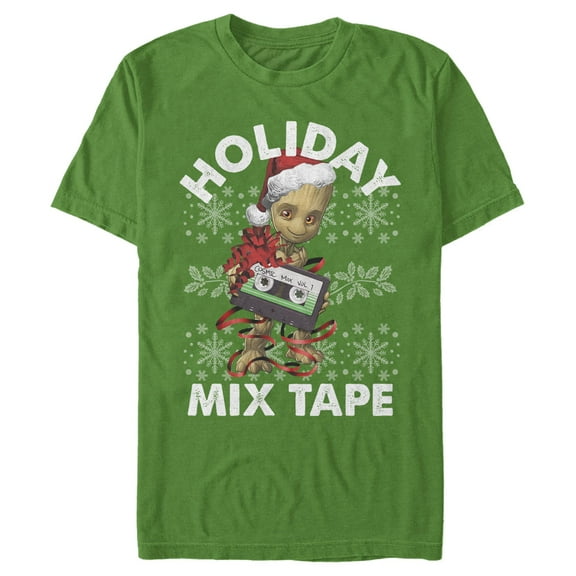 Men's Marvel Groot Holiday Mixtape Graphic T-Shirt
