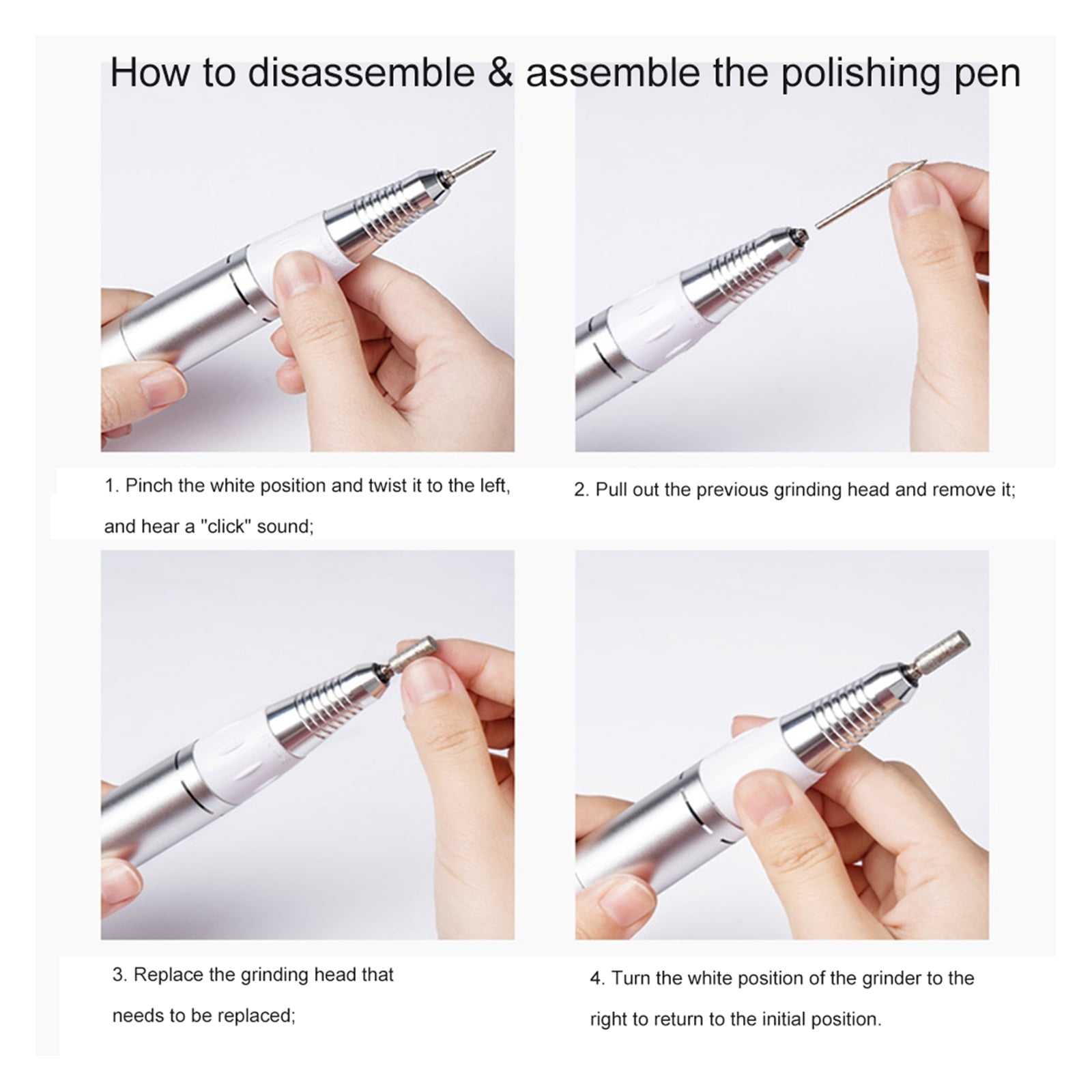 Professional Nail Drill Machine, 30000RPM Electric Nail File Efile With Speed Display，Manicure Pedicure Kit For Acrylic Nails Gel Nails, Buffing Polishing Shaping