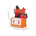 thumbnail image 3 of CIMAXIC Calendrier de Noël en Bois Calendrier de Bureau Bloc de Calendrier de Noël Décoration de Bureau Calendrier de Table Calendrier de Noël Décoratif Calendrier de Bureau Artisanat, 3 of 5