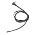 thumbnail image 1 of Cable de Potencia, Cable de Alimentación ABS Portátil Ligero de CC a la Cabeza de Rosca Desnuda Negro Resistente a la Corrosión para IC-705 para Elecraft KX3 KX2, 1 of 7