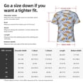 thumbnail image 4 of Rocae Cute Sloth for Men's Moisture-Wicking Crew Tee - T-Shirt for Sports, Outdoor Activities, and Casual WearSmall, 4 of 9