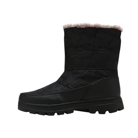 

Christmas Deals!2022 Juebong Winter Boots Men s And Women s Snow Shoes Flat Casual Short Boots Plus Size Shoes