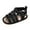 Black, variant on Otqutp Girls Kids Gladiator Sandals Summer Open Toe Rubber Sole Shoes Baby Toddler Cotton Soft Light Flat Shoes Casual Bottom