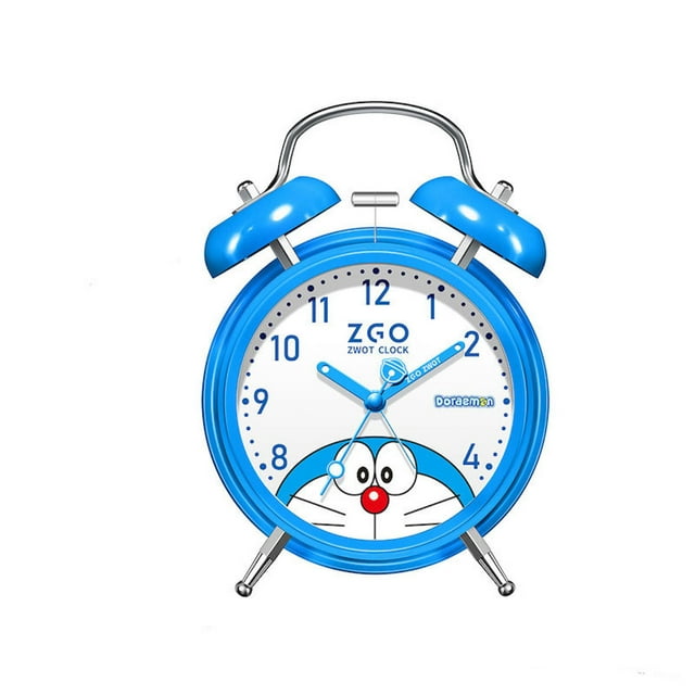 Reloj despertador Doraemons Twin Bell, analógico B, sin tictac