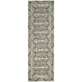 thumbnail image 2 of SAFAVIEH Bella Doriane Medallion Geometric Wool Runner Rug, Dark Grey/Ivory, 2'3" x 7', 2 of 5