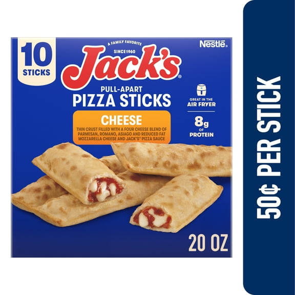 Jack's Cheese Pizza Stick Snacks, 20 oz Box (Frozen)