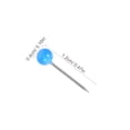 thumbnail image 2 of Raindrops 500pcs Push Pin Globe For Bulletin Board Blue Plastic Round Pins For Crafts, 2 of 6