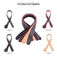 thumbnail image 3 of Labymos Adjustable Guitar Strap Leather Shoudler Strap with Jointing Belt Universal for Acoustic Electric Guitar Bass Stringed Instrument Accessory, 3 of 7