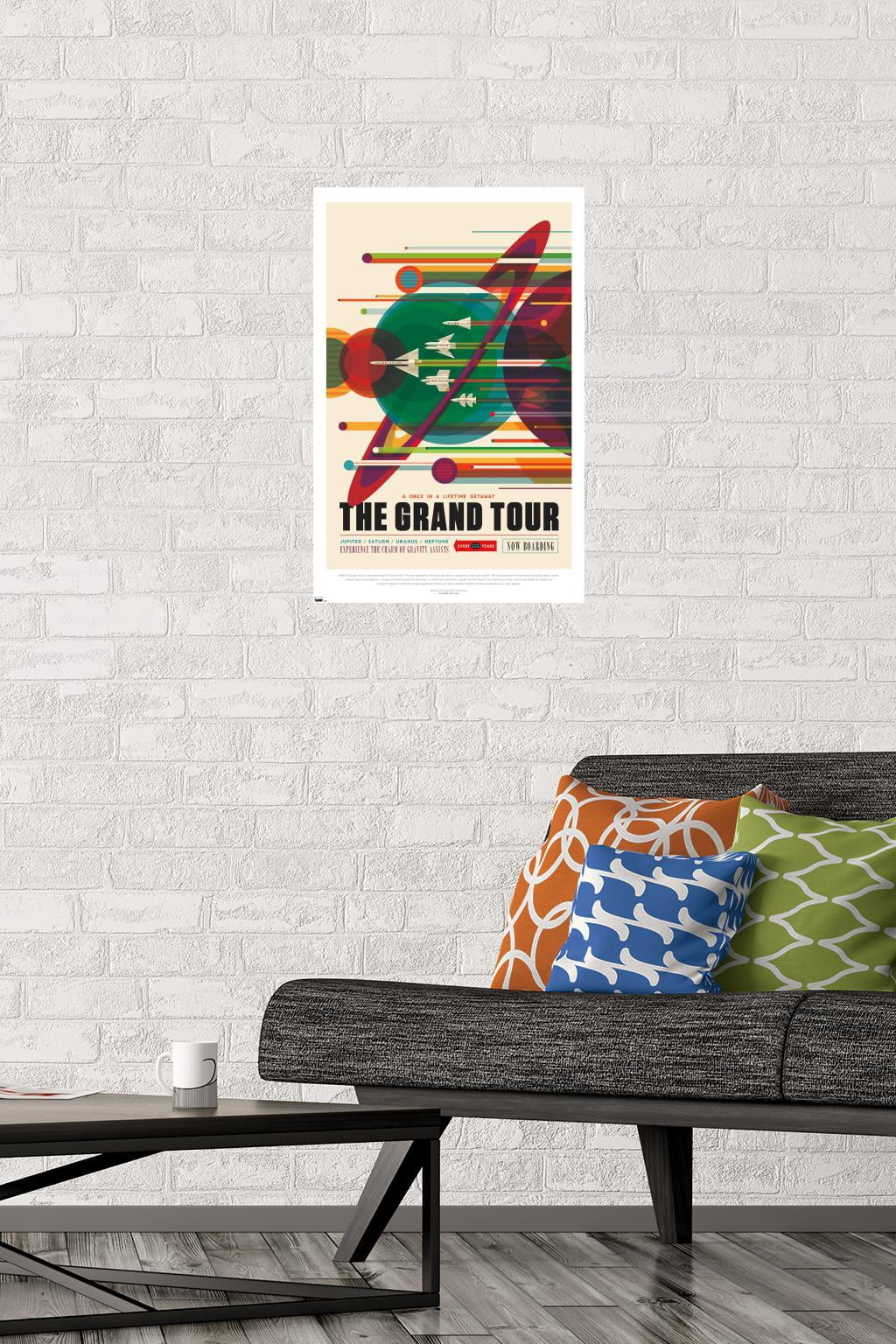 NASA - The Grand Tour Wall Poster, 14.725" x 22.375"