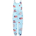 thumbnail image 3 of Gubotare Girls Jumpsuits Formal Girls Summer Sleeveless Casual Romper Spaghetti Strap Jumpsuit Size 4-5T (Light Blue,4-5 Years), 3 of 5