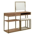 thumbnail image 1 of Sauder International Lux Engineered Wood Vanity in Sindoori Mango/Natural Finish, 1 of 13