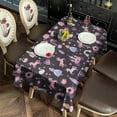 thumbnail image 5 of Fantasy Princess Unicorn Pattern Rectangle Tablecloth 60"x120",Waterproof Polyester Rectangle Table Cloth, Wipeable Spillproof Polyester Tablecloth for Dining, Camping, Indoor and Outdoor, 5 of 6