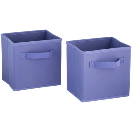Closetmaid Mini Fabric Drawer Light Purple 2pk Walmart Com