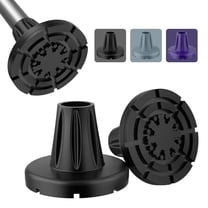 SupreGear Crutch Tips 22mm Rubber Non-slip Shock-absorbing 2-Pack