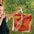 thumbnail image 6 of Japanese Fall Leaves Hand Towels 2 PCS, Autumn Maple Foliage Kitchen Towel Ultra Soft and Highly Absorbent,Decorative Fingertip Face Towel for Bathroom Hotel, 28.3"x14.4", 6 of 6