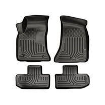 Husky Liners 98071 Weatherbeater Floor Mats Fit 2011-2015 Dodge Challenger - Front/2nd Seat - Black