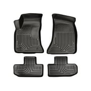 Husky Liners 98071 Weatherbeater Floor Mats Fit 2011-2015 Dodge Challenger - Front/2nd Seat - Black