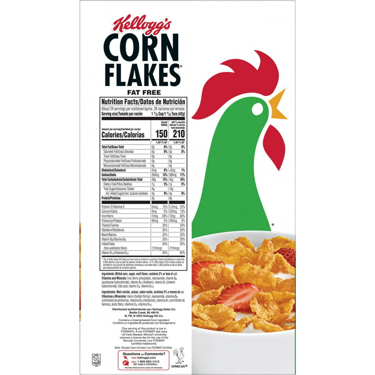 Corn Flakes 465g (Mexican Version) Kellogs 2PACK 