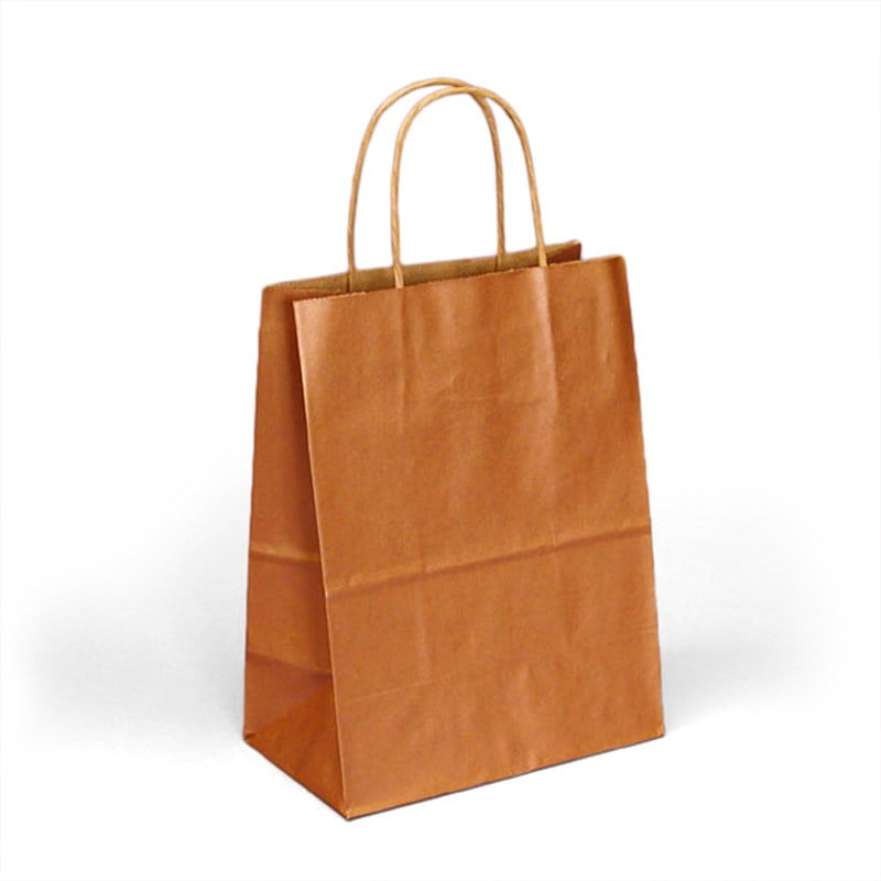 Copper Handle Gift Bags Quantity 200 Width 16" by Paper Mart