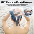 thumbnail image 6 of Electric Scalp Massager, Head Massager for Hair Growth and Stress Relax, Handheld Portable Scalp Brush and Scrubber, Head Scratcher with 96 Kneading Nodes, Dog and Cat Massager(White), 6 of 7