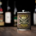 thumbnail image 4 of American Art Decor Danger Witch’s Grade Poison Stainless Steel 8 oz Liquor Flask - 5.5" x 4" x 1.25", 4 of 7