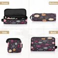 thumbnail image 5 of Hair Tool Organizer Bag with Heat Resistant Mat Removable Travel Storage Case for Hot Air Brushes Curling Irons Hand-drawn Flowers and Snowflakes, 5 of 8