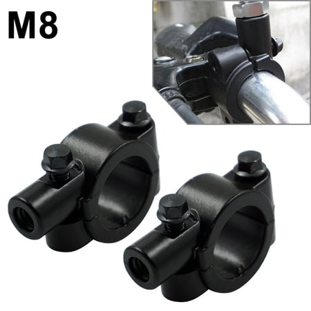 BFY 25MM M8 Rearview Handlebar Mirror Mount Holders Adapter Clamp Motor