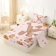 thumbnail image 2 of Erosebridal Kids Brown Capybara Twin Sheet Sets, Initial Y Letter Bedding, 3 Pieces, 2 of 5