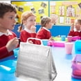 thumbnail image 3 of 10Pcs Portable Insulated Bags Take-Out Delivery Bags Large Capacity Thermal Bags Restaurant Food Bags, 3 of 9