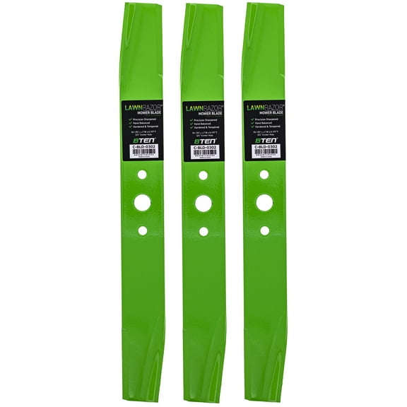 LawnRAZOR Blade for Simplicity Snapper 50 inch Deck 1708229 1726453 High Lift 3 Pack 810-CBL2524D