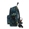 thumbnail image 4 of FORMRS School Backpack with Front Zippered Pocket 12" Student Travel Daypack, Green Dragon Flowers, 4 of 6