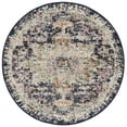 thumbnail image 3 of SAFAVIEH Madison Dalia Oriental Area Rug, Black/Gold, 5' x 5' Round, 3 of 11