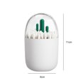 thumbnail image 4 of Billuyoard Organizador de hisopos de algodón, soporte para hisopos a prueba de polvo, soporte para hisopos, dispensador de palillos de dientes Mostrada Cactus, 4 of 6